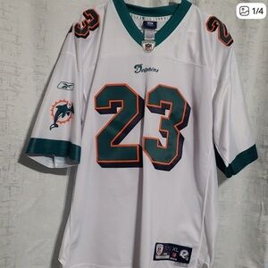 Men's Miami Dolphins Jersey Brown #23